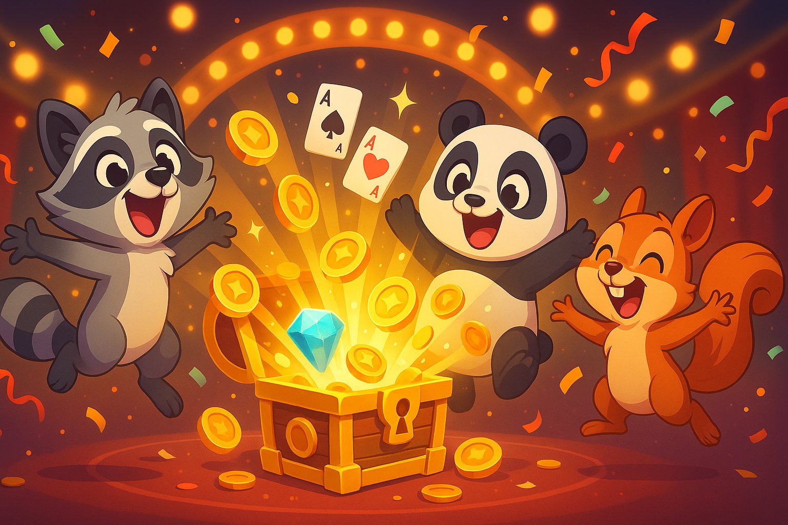 demo slot game lobby interface showing slots and casino categories